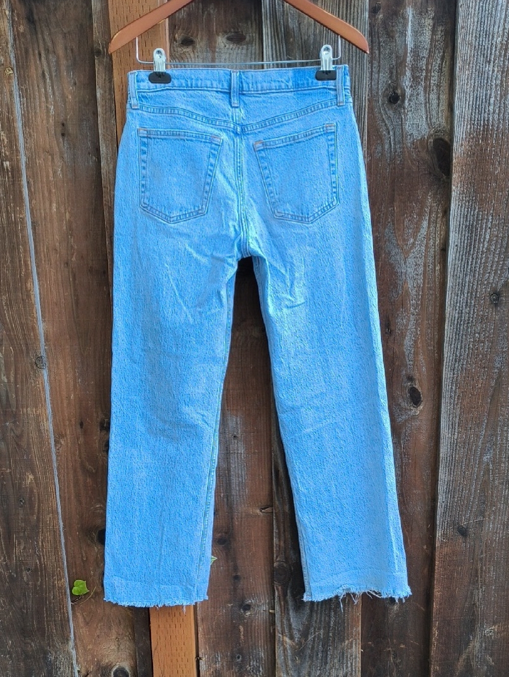 ABERCROMBIE & FITCH The Baggy Low Rise Jeans Short Inseam Size 26 - Picture 2 of 15